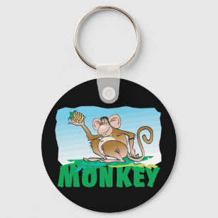 Porte-clés Singe amical d'enfant