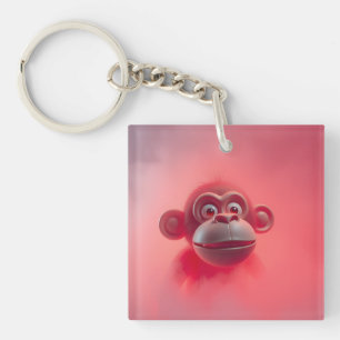 Porte-clés Singe Amusant