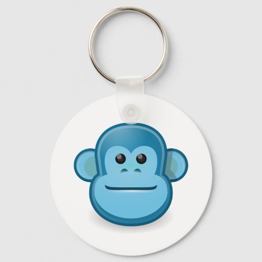 Porte-clés Singe bleu (Recto)