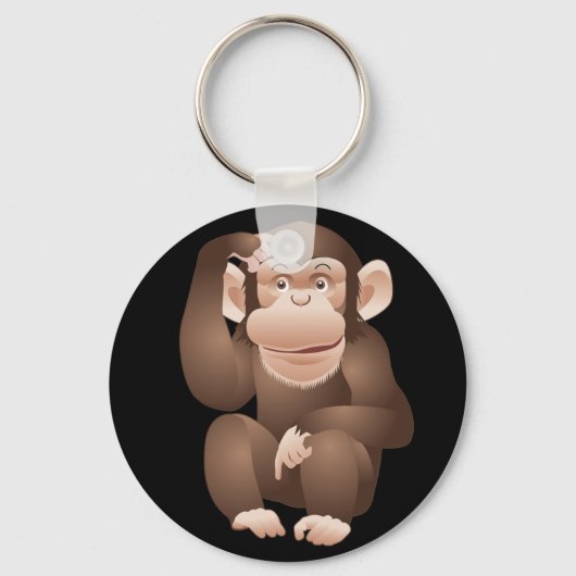 Porte-clés Singe curieux (Recto)