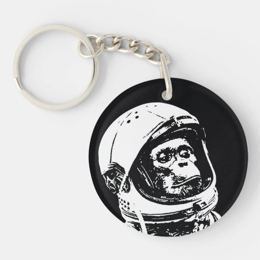 Porte-clés Singe d'astronaute (Devant)