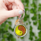 Porte-clés Singe de bois (main)