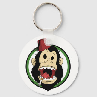 Porte-clés singe fumeur