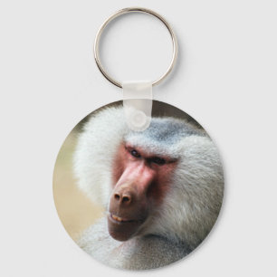 Porte-clés Singe indiquant allo