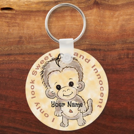 Porte-clés Singe innocent (Recto)