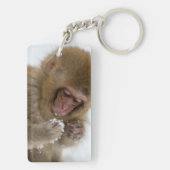 Porte-clés Singe japonais de neige du Macaque | de bébé (Dos)