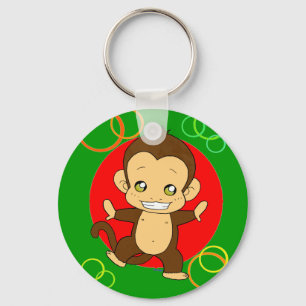 Porte-clés Singe mignon