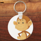 Porte-clés singe mignon (Recto)