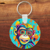 Porte-clés Singe souriant (Recto)
