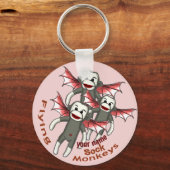Porte-clés Singes Chaussette Volants (Recto)