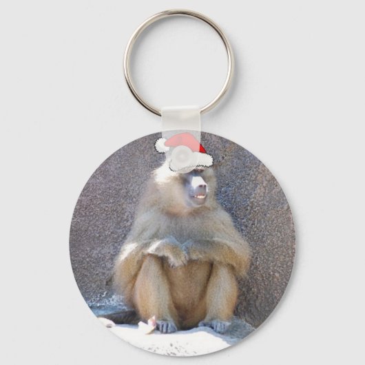 Porte-clés Singes et babouins de Noël (Recto)