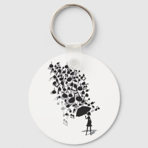 Porte-clés Singin sous la pluie
