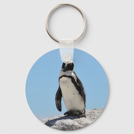 Porte-clés Single Penguin Photo (Recto)