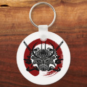 Porte-clés Single Samurai Enso Blood Circle (Recto)