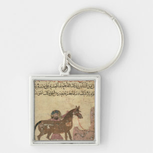 Porte-clés S'inquiétant du cheval, illustration