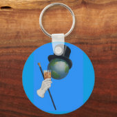 Porte-clés Sir Earth a un cocktail (Recto)