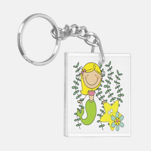 Porte-clés Sirène blonde (Devant gauche)