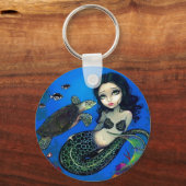 Porte-clés Sirène de la tortue de mer (Recto)