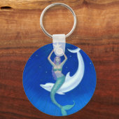 Porte-clés Sirène Dolphin Moon (Recto)