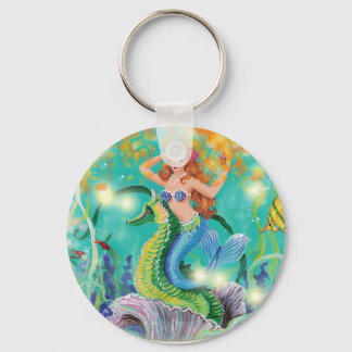 Porte-clés Sirène mystique sur Seahorse Porte - clé