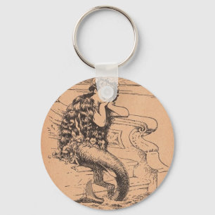 Porte-clés Sirène pensive