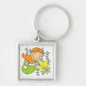 Porte-clés Sirène rousse (Devant)