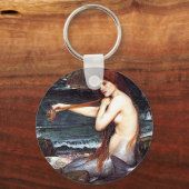 Porte-clés Sirène Sur Le Rivage (Recto)