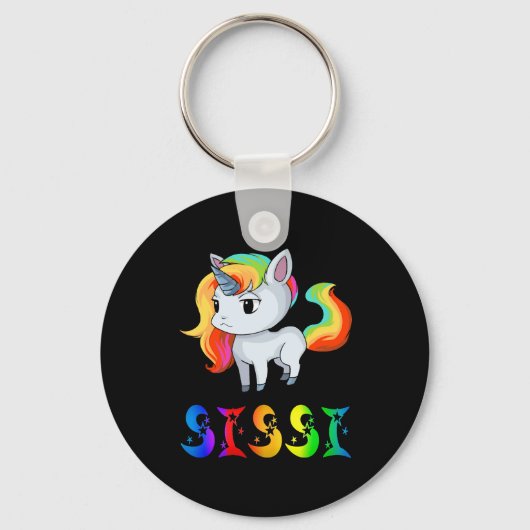 Porte-clés Sissi Unicorn (Recto)
