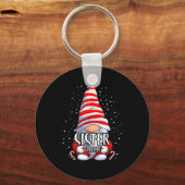 Porte-clés Sister Gnome Christmas Pajamas Matching Family Gro (Recto)