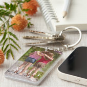 Porte-clés Sisters Photo Collage Keychain – Same Hearts (Devant droit)