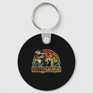 Porte-clés Sistersaurus T Rex Dinosaure Sœur Saurus Famille M