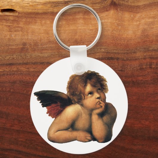 Porte-clés Sistine Madonna, Angels détail par Raphael Sanzio (Recto)