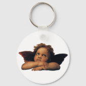 Porte-clés Sistine Madonna, Angels détail par Raphael Sanzio (Verso)