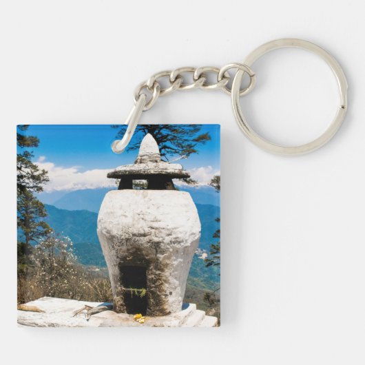 Porte-clés Site de culte bouddhiste (Dos)