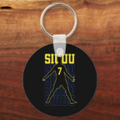 Porte-clés Siuuuu Funny Soccer Present For Soccer Lovers Fans (Recto)