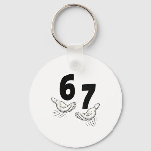 Porte-clés Six Seven 67 Mains 6 7 Enfants 67 Adolescents Garç
