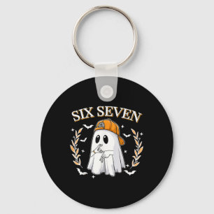 Porte-clés Six Seven 67 Mème Drôle Fantôme Halloween 6 7 Coup