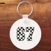 Porte-clés Six Seven 67 Mème Numéro 67 (Recto)