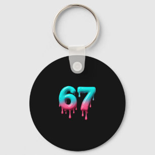 Porte-clés Six Seven 67 Mème pour les enfants et les adultes