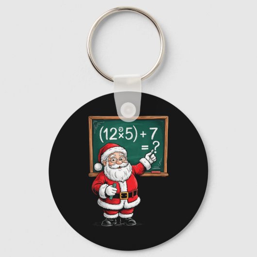 Porte-clés Six Seven 67 Meme Santa Math Teacher Christmas Men (Recto)