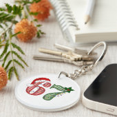 Porte-clés Six Seven 67 Noël (Devant droit)
