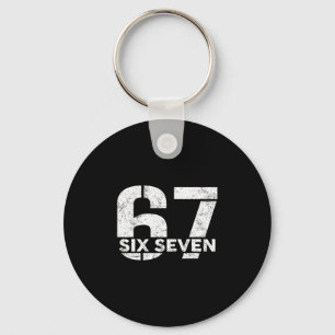 Porte-clés Six Seven 67 Numéro 67 Mème 6 7 Branché Six Seven