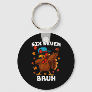Porte-clés Six Seven 67 Thanksgiving Meme Drôle Remerciant Di