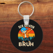 Porte-clés Six Seven Bruh 6 7 Number 67 Meme Dab Dabbing Boys (Recto)