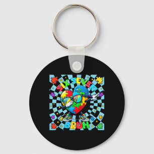 Porte-clés Six Seven Bruh Sensibilisation à l'Autisme Puzzle