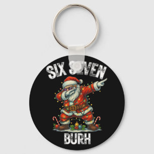 Porte-clés Six Seven Burh 67 Noël drôle 6 7 Mème Hommes Femme