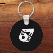 Porte-clés Six Seven Cool Meme 67 Funny Number  (Recto)