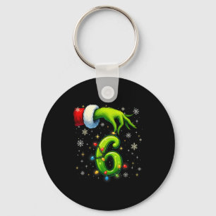Porte-clés Six Seven Drôle de Noël Meme Couple Correspondant