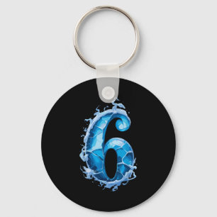Porte-clés Six Seven Flamboyant Ice Drôle Meme 67 Couple