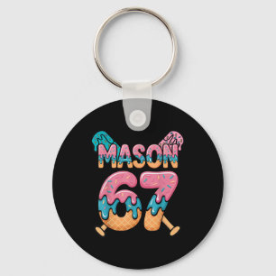 Porte-clés Six Seven Glace Dégoulinante Sport 67 Fun Mason Mè